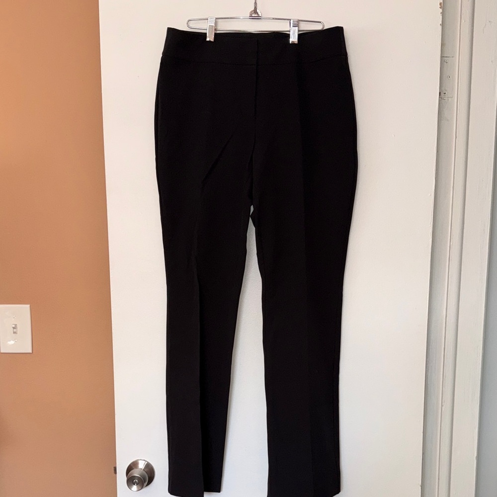 Ann Taylor Classic Women's Black Straight-Leg Pants